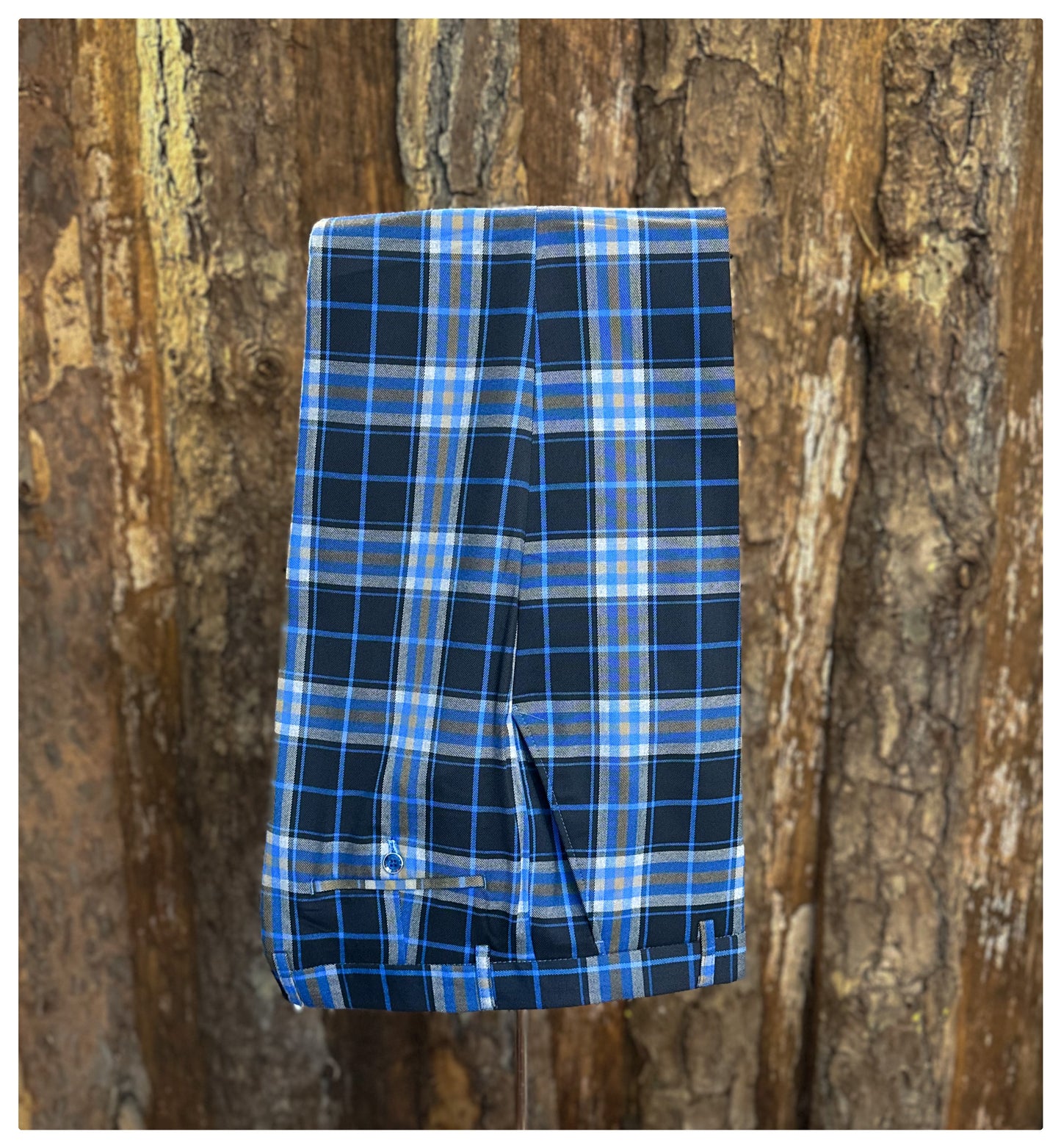 Prestige Plaid Flat Front Pants (Regular Fit)