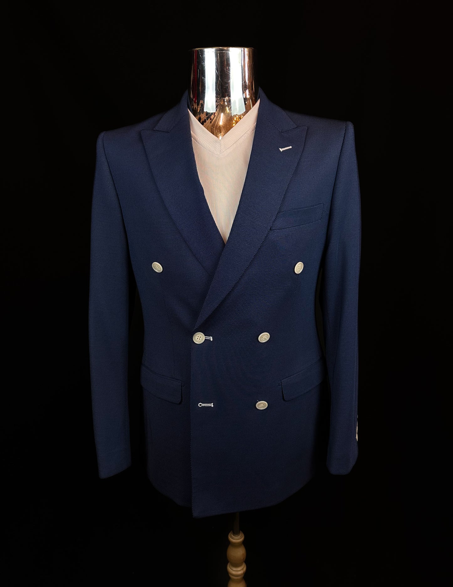 Double Breast Blazer - Navy