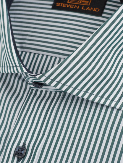 The Earl Striped - Forest Green