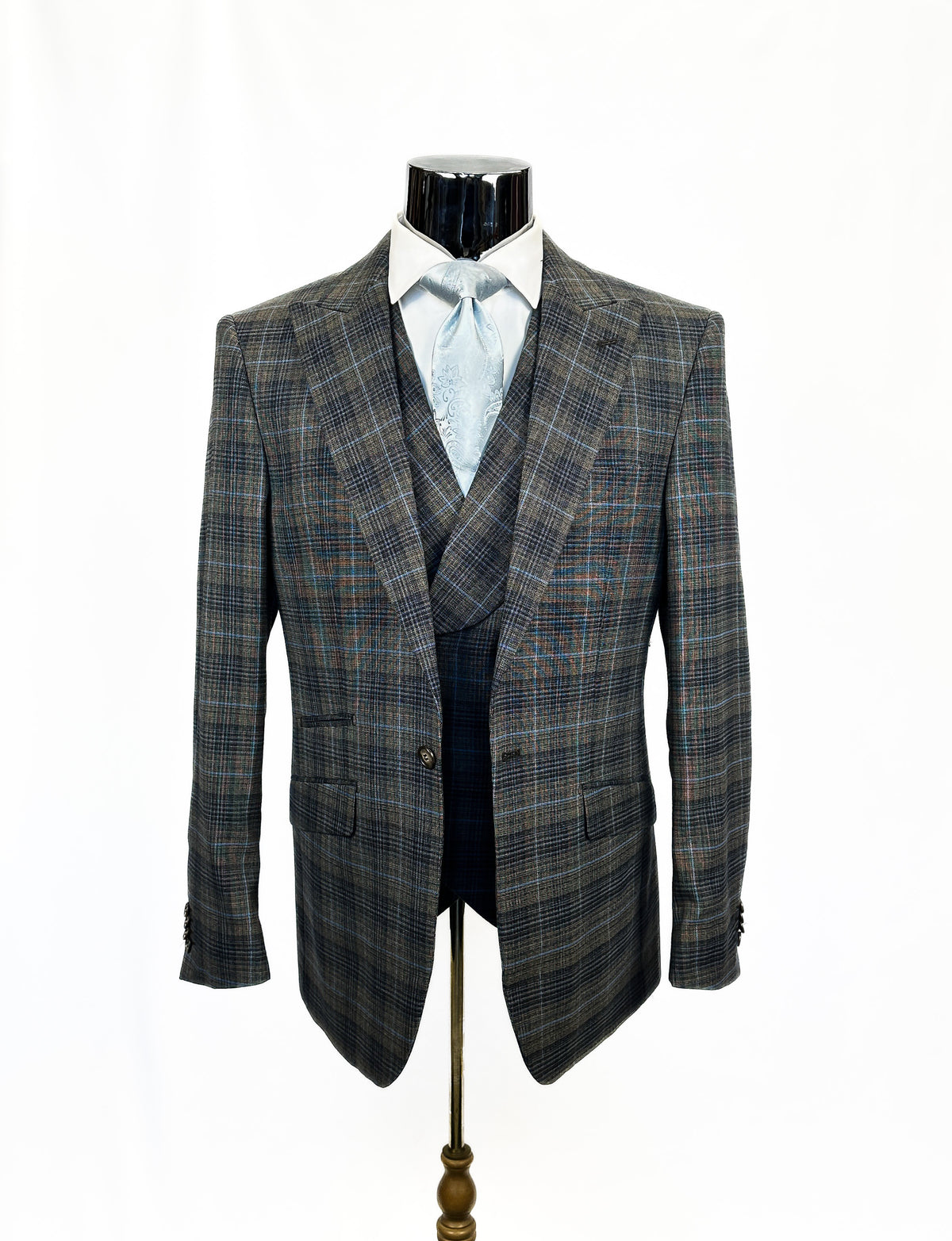 Taupe 3 Piece Suit