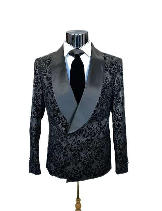 Black Damask Tuxedo