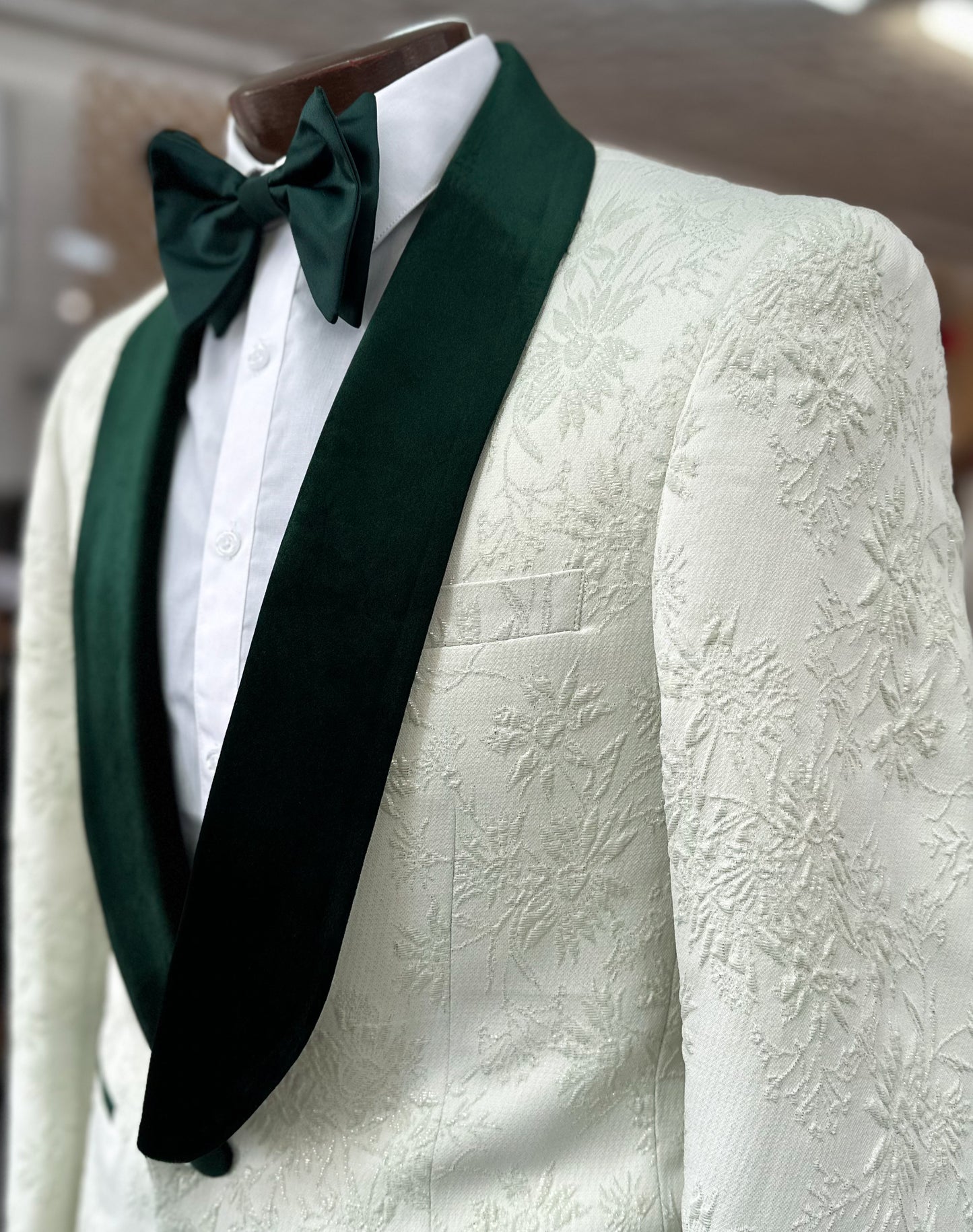 Flared Leg Tuxedo - Mint