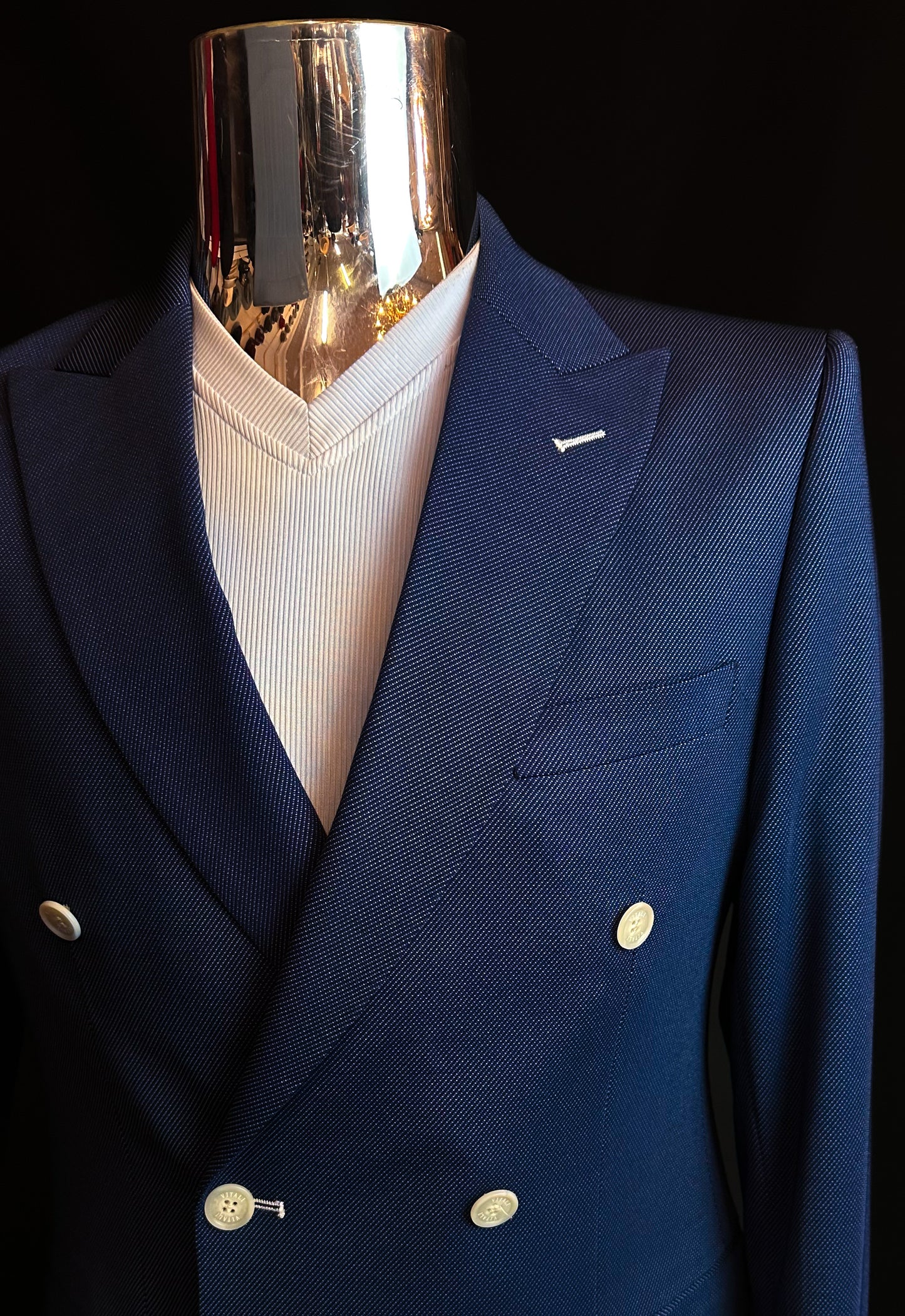 Double Breast Blazer - Navy