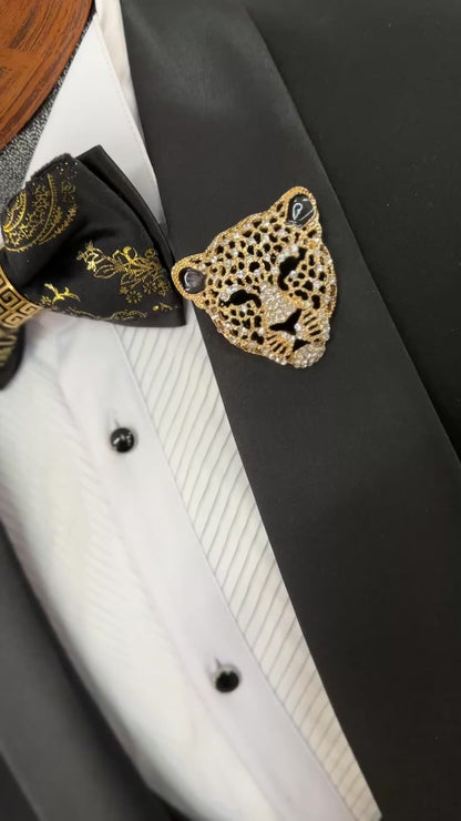3 Piece Wedding Tuxedo - Black